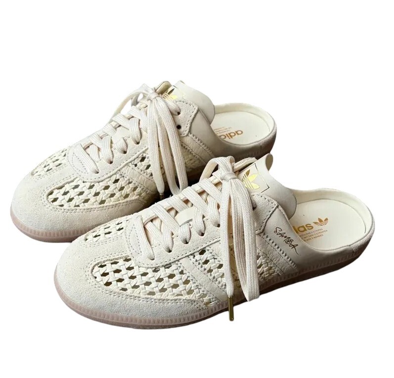 [預購] Adidas Samba Mule Woven Basketweave Cream White │ KH7719