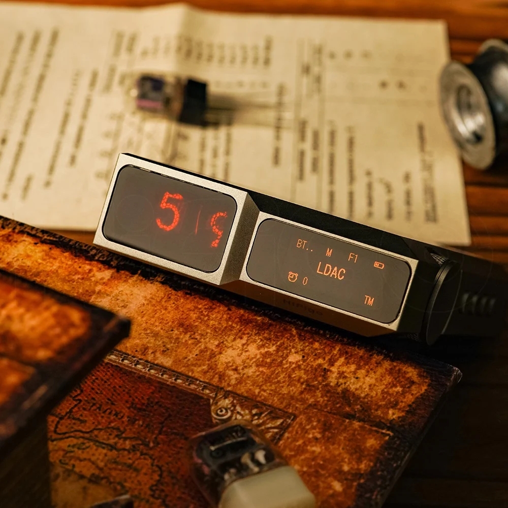 MuseHiFi - M6 Double 便攜解碼耳擴+LDAC藍牙接收 | 4.4,3.5耳機輸出 | 2x軍用級 JAN6418 膽 | Nixie IN-7膽顯示 | ES9039 DAC Chipset | 特別研發膽吸震技術 | 2xAccusilicon AS318B晶振