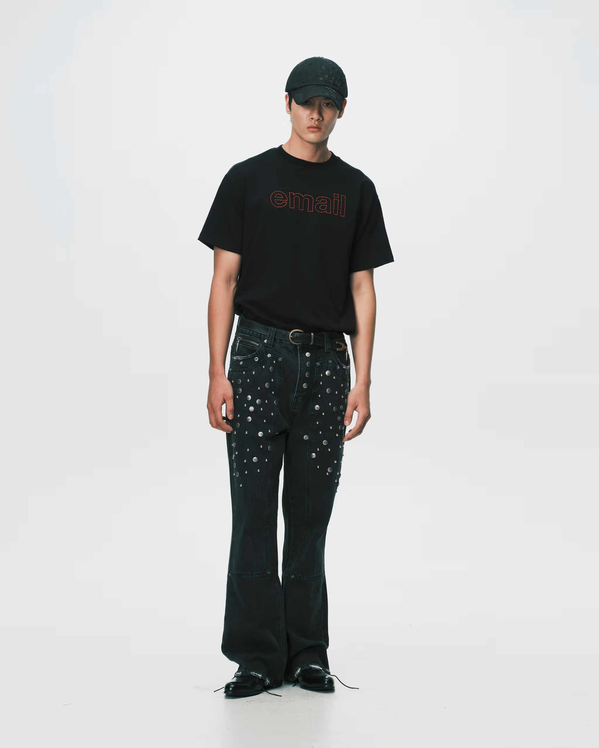 Nul1.org｜Studded Jeans D35