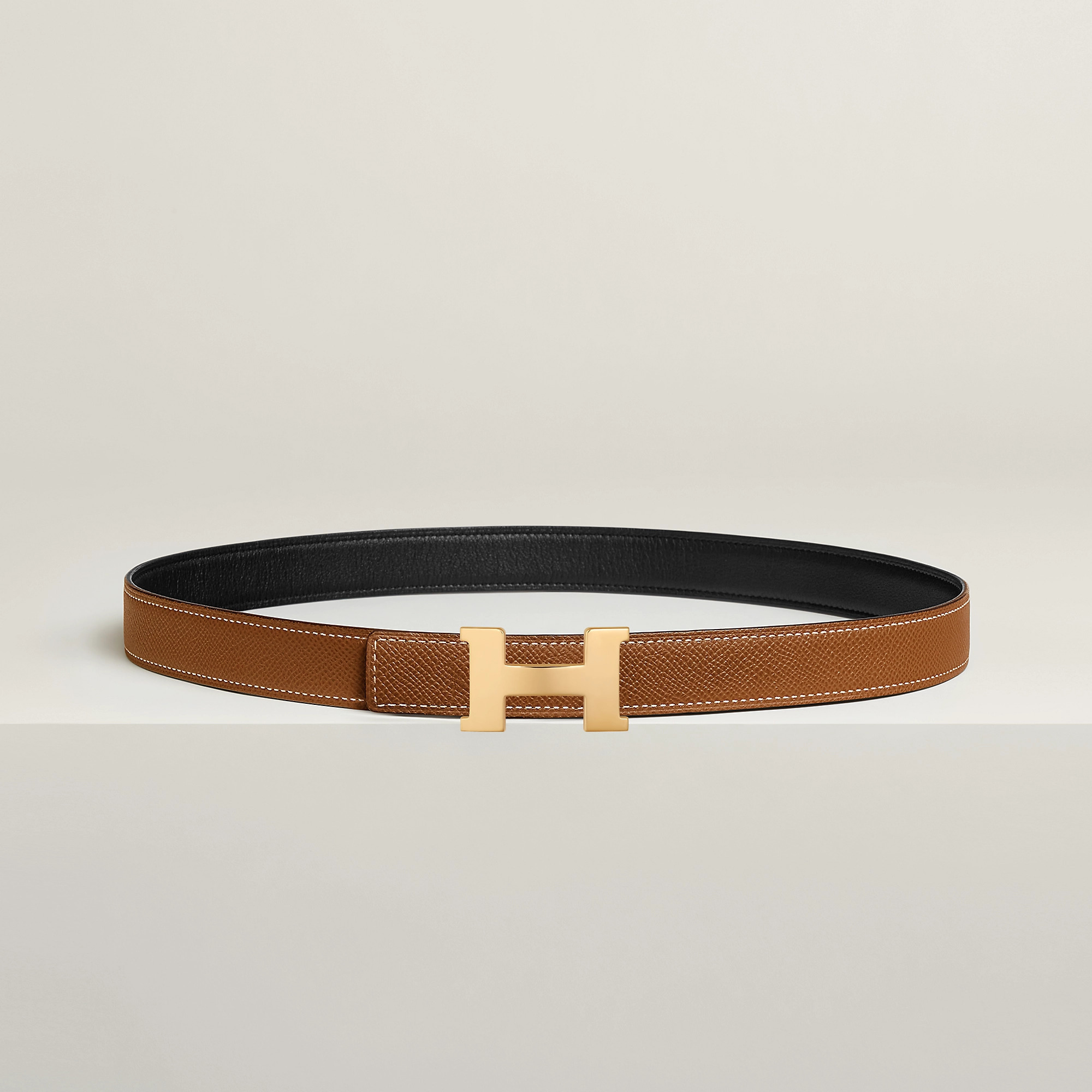 HERMES Mini Constance belt buckle & Reversible leather strap 24 mm