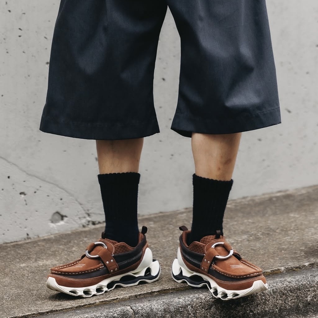MIZUNO X SETSUMASA KOBAYASHI WAVE PROPHECY RING MOC 咖啡 麂皮 D1GD261901