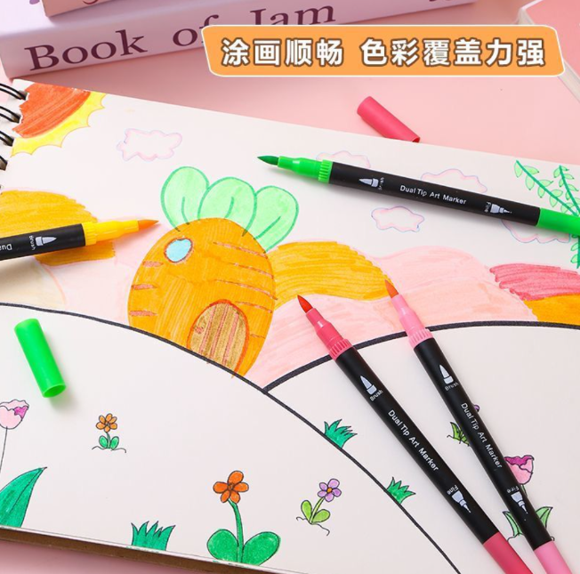 双头 art maker pen 软毛配 0.35 mm头  1套12支