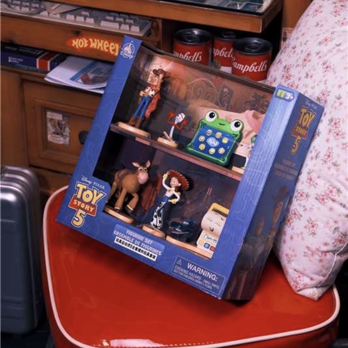 DISNEY TOY STORY 5 玩具總動員5 玩心無限系列 桌邊擺設 公仔 透明禮盒 皮克斯 迪士尼