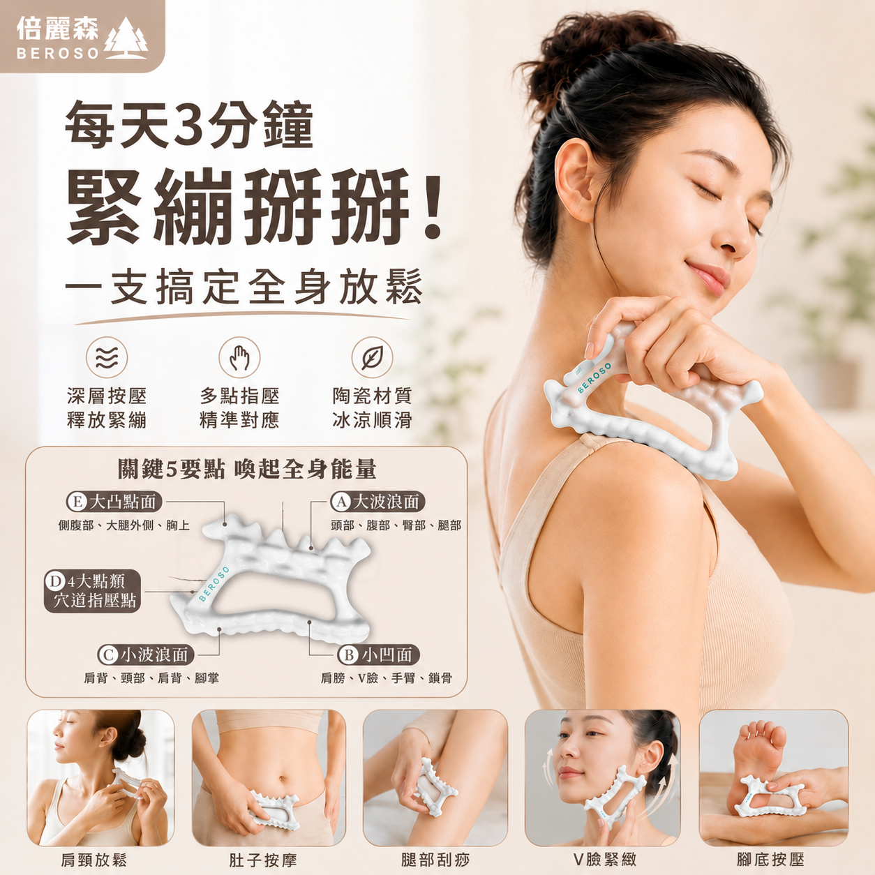3D Ceramic Double-sided Scraping Board