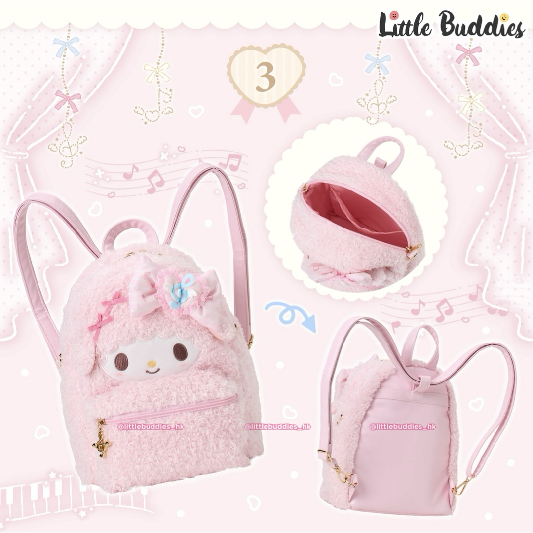 日本 Sanrio My Sweet Piano 生日 鋼琴演奏會設計系列 兩用迷你背包