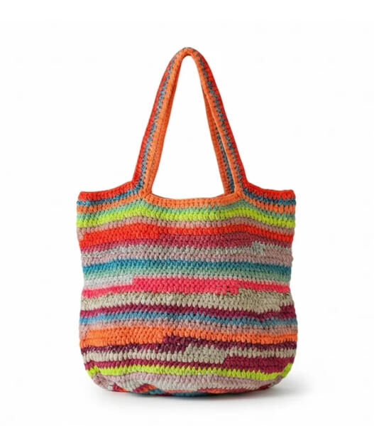 Nadia Dafri Paris  FERIHA BAG - MULTI COLOR L 手工大編織包