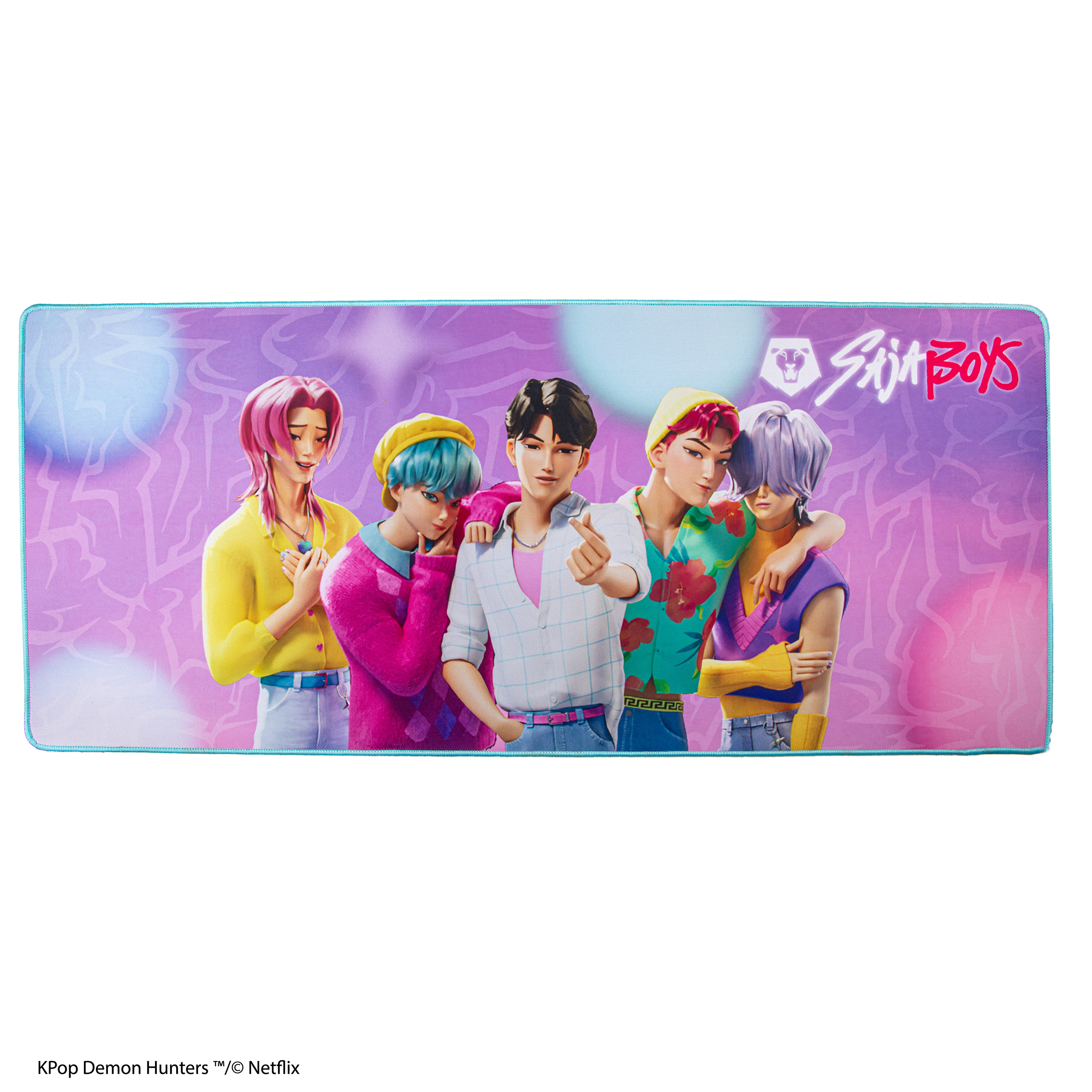 Kpop Demon Hunters Saja Boys Desk Mat