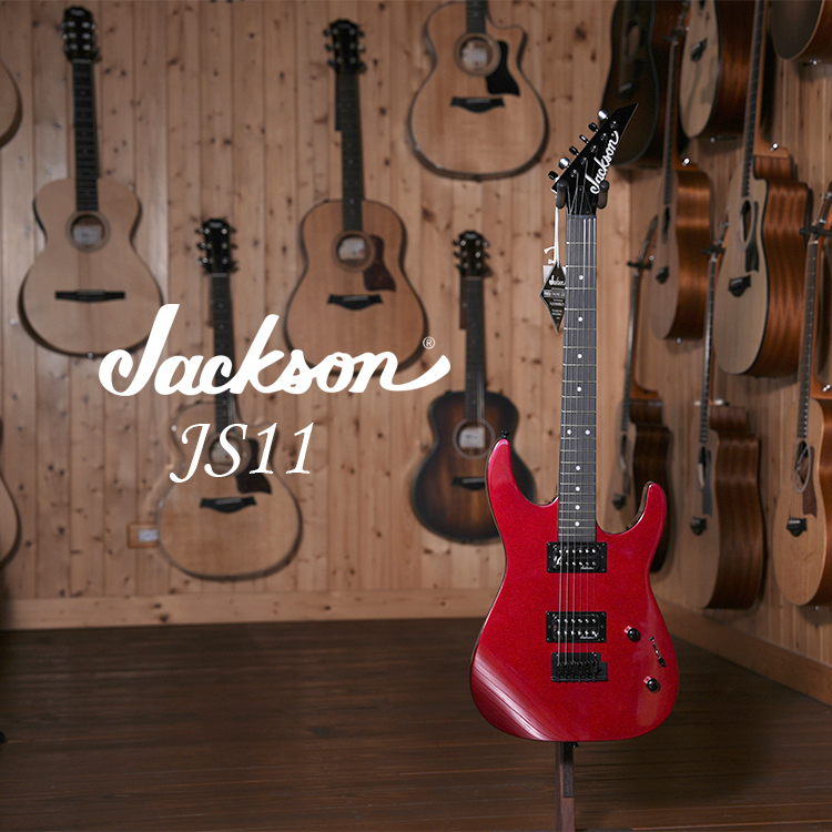 JACKSON JS11 電吉他 紅色 附袋 JS11-MTRD