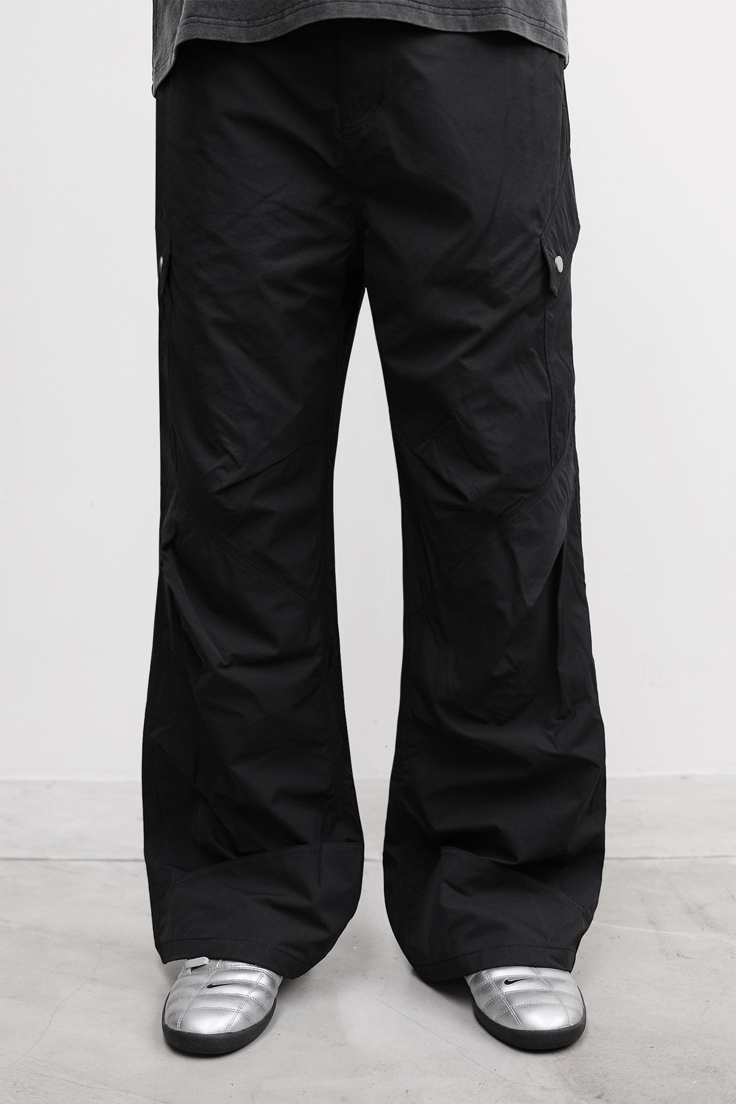 Anonymous Talking｜S26-P09 – Cargo Pants (Black)