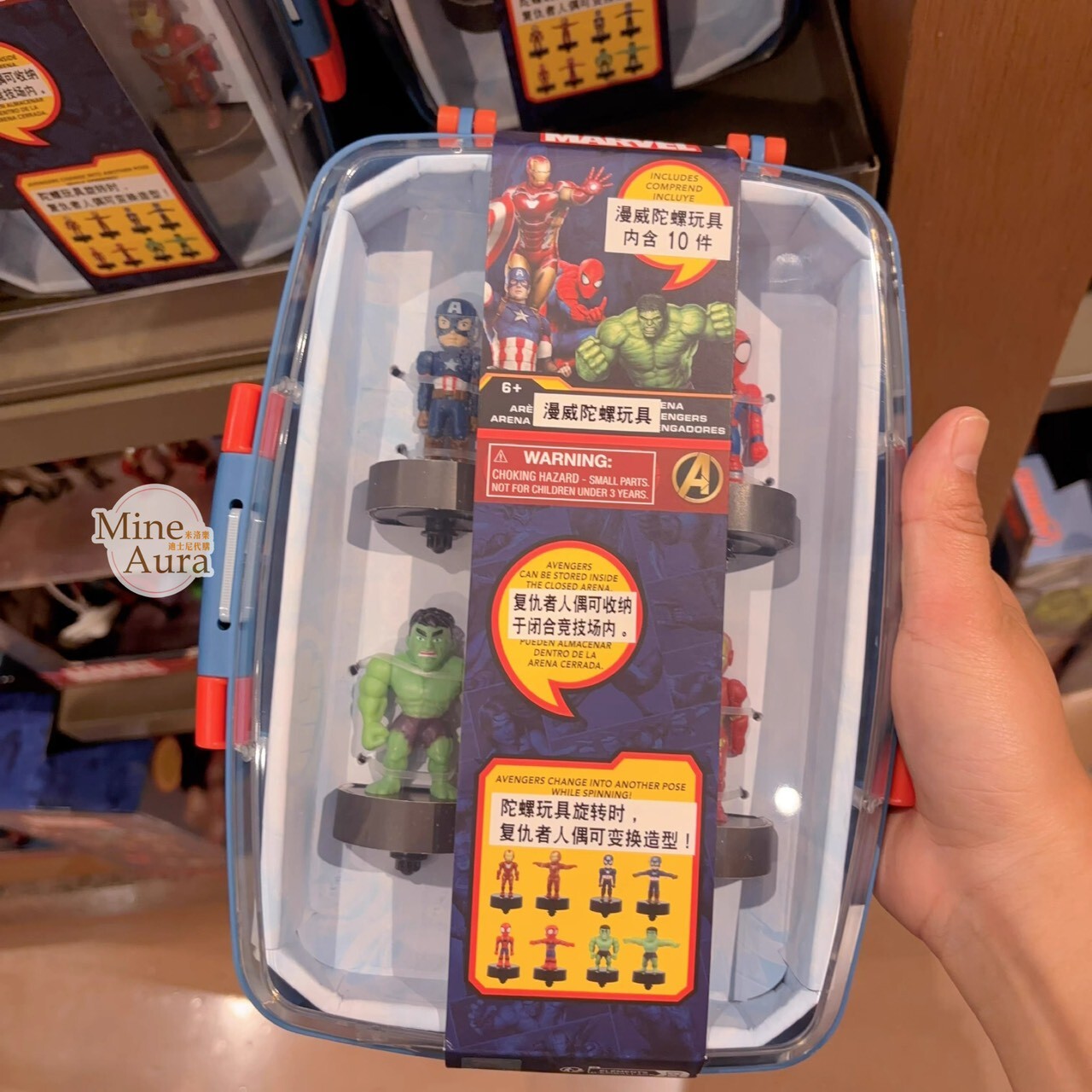 復仇者聯盟 The Avengers 角色 陀螺 玩具 漫威 Marvel -上海迪士尼樂園