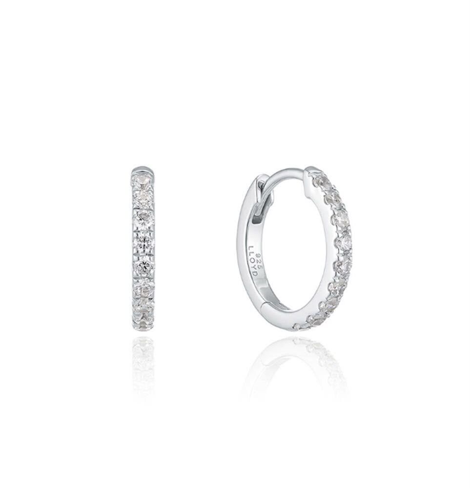 BS007 LLOYD 925 網球款耳環 Tennis Ring Earring