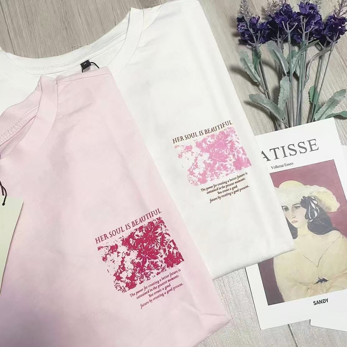 TRENDYOL FLORAL BACK PRINT TEE
