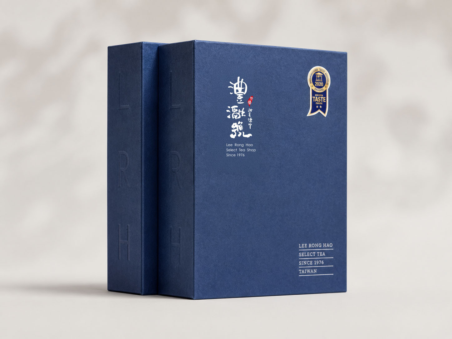 ITQI三星高山茶王冠軍精緻剪枝茶禮盒藍色外盒展示
