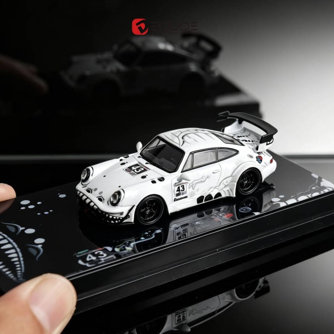 預訂:1/64 Decode  RWB 964 Tyrannosaurus White #43 (DP964TW )