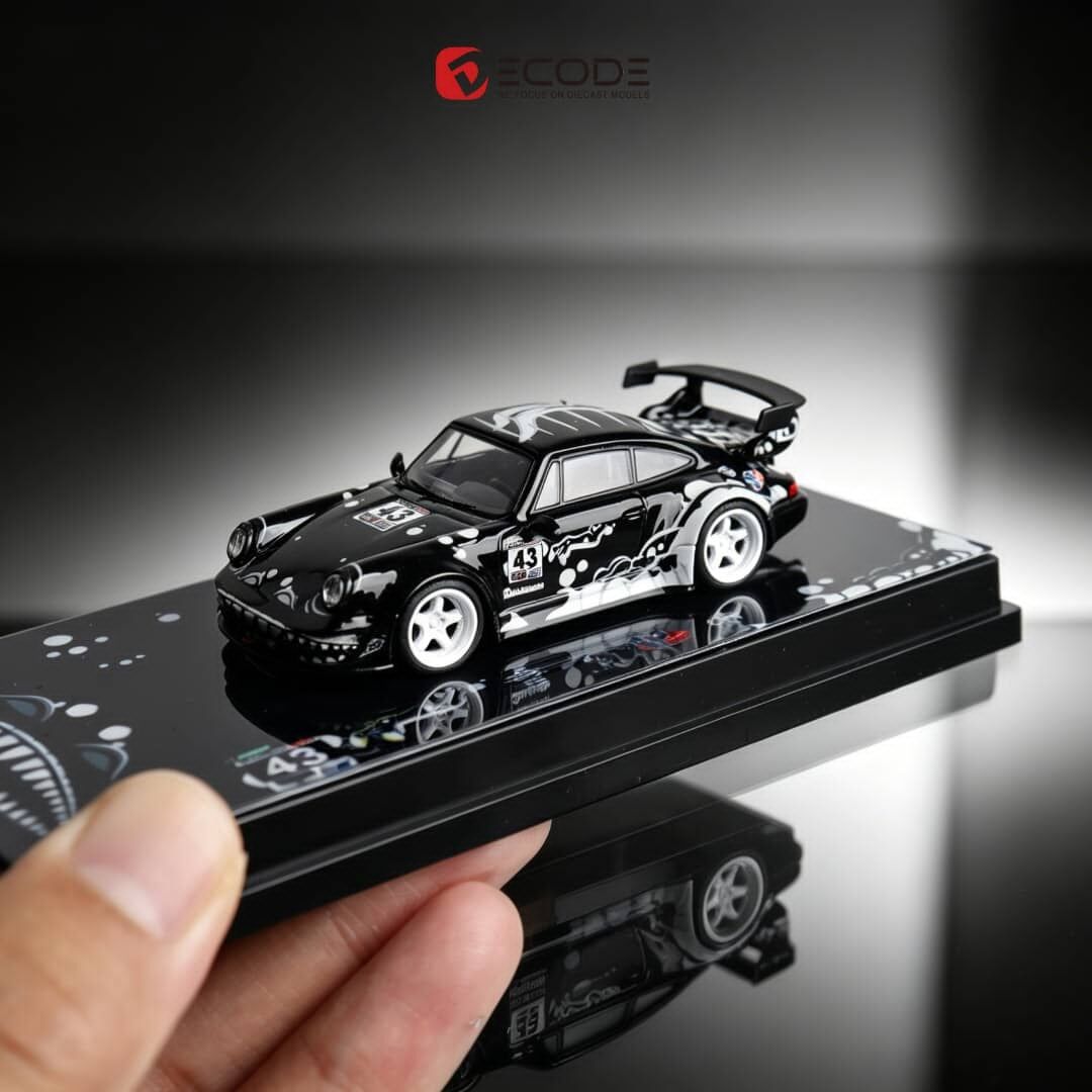 預訂:1/64 Decode RWB 964 Tyrannosaurus Black #43 (DP964TBK )
