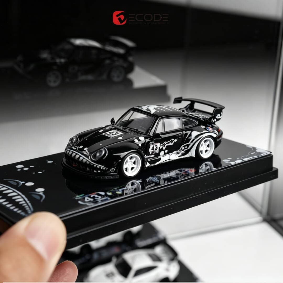 預訂:1/64 Decode  RWB 993 Tyrannosaurus Black #43 (DP993TBK )
