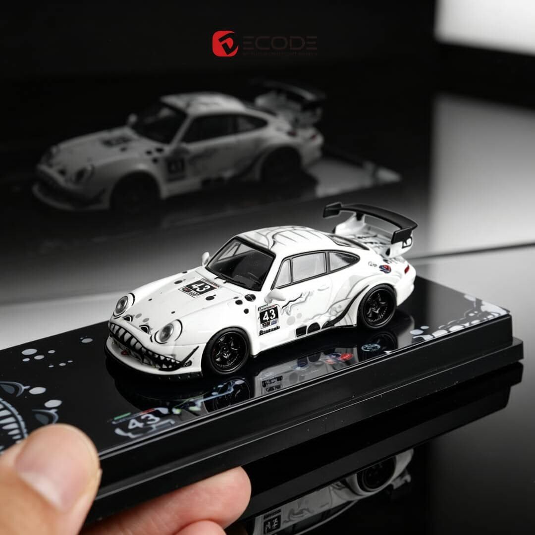 預訂:1/64 Decode  RWB 993 Tyrannosaurus White #43 (DP993TW )