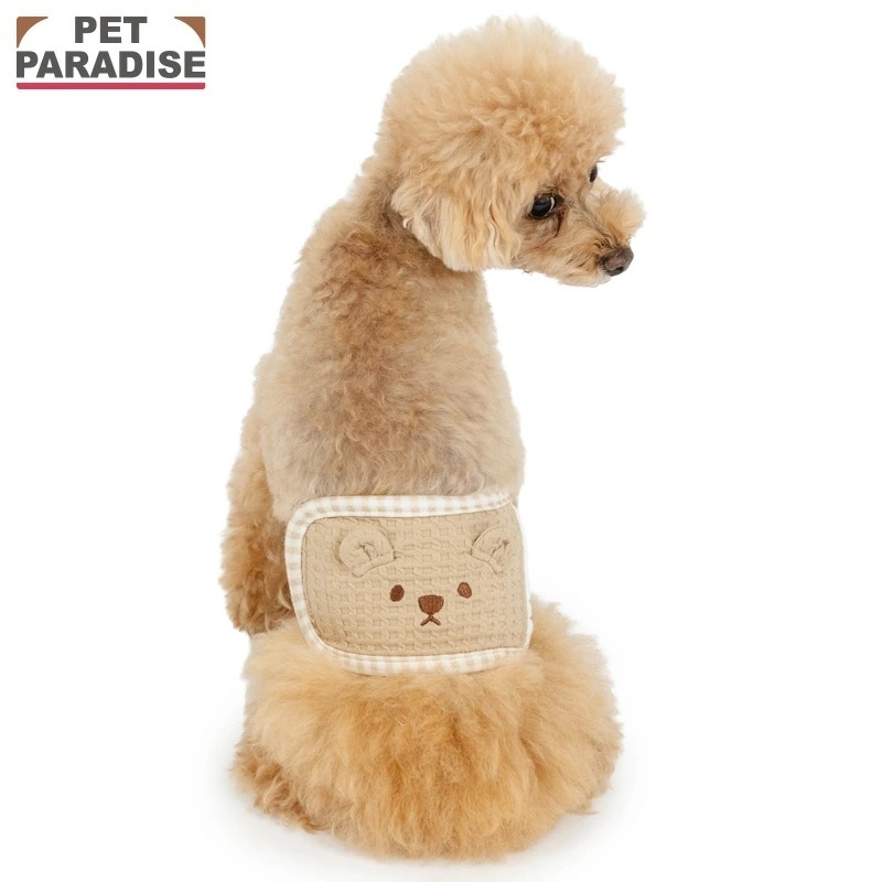 【Pet Paradise】Bear Print Manner Belt <918-43302>