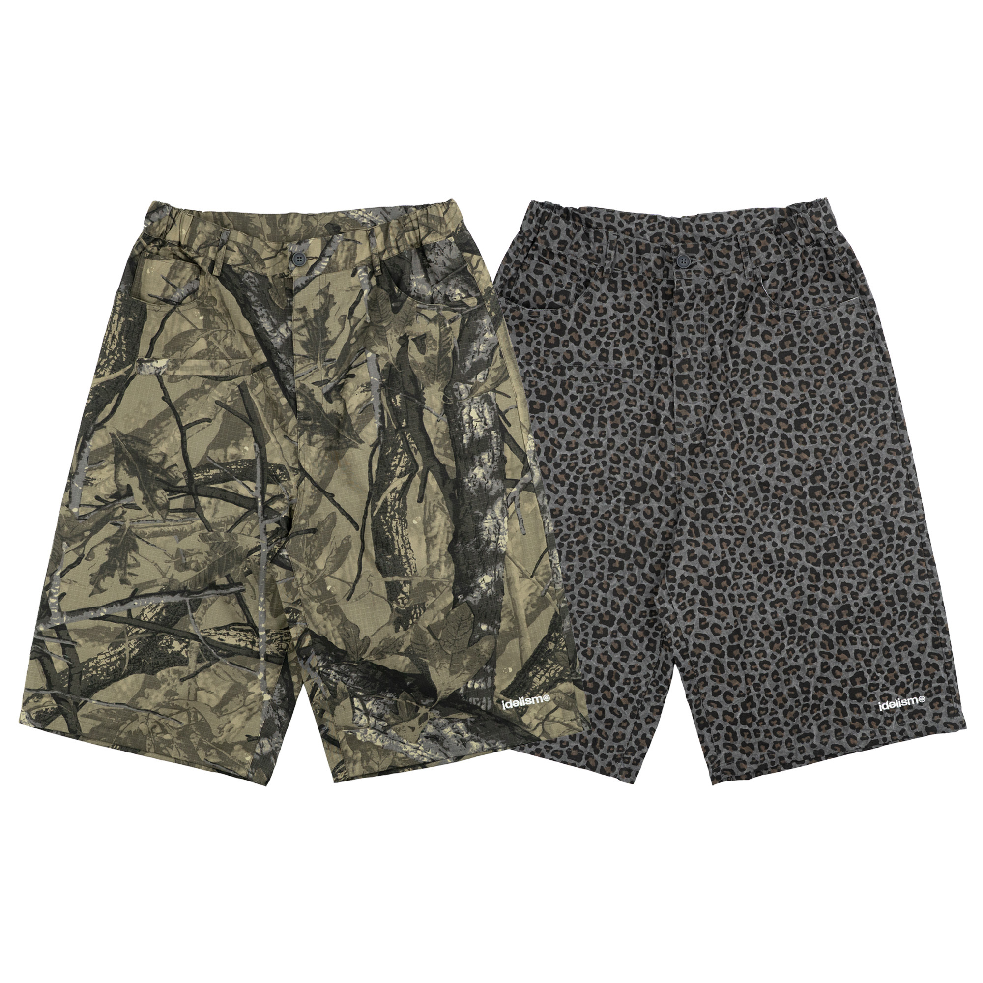 idealism｜ID26045 - Ripstop Jorts (Camo/Gray)