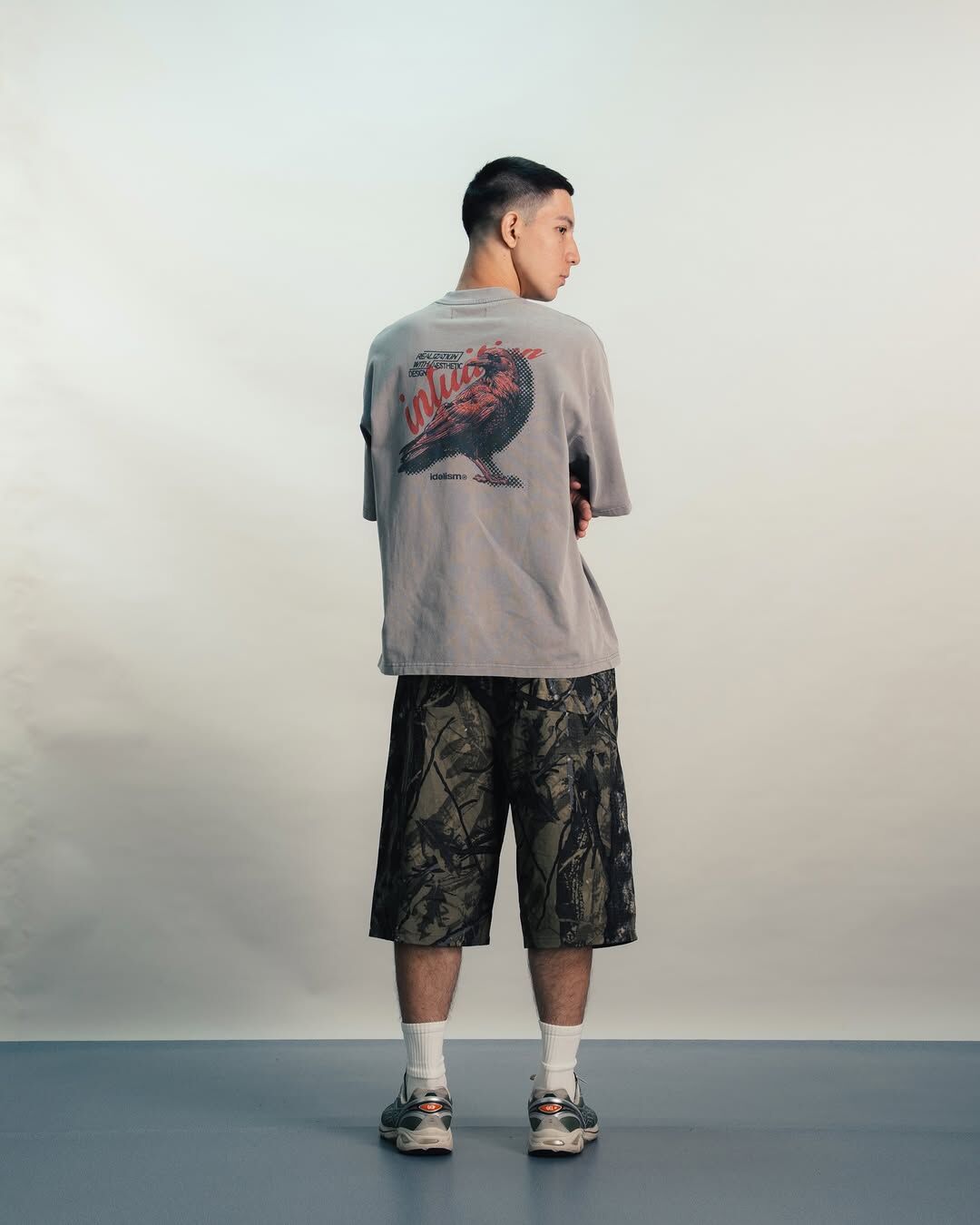 idealism｜ID26045 - Ripstop Jorts (Camo/Gray)