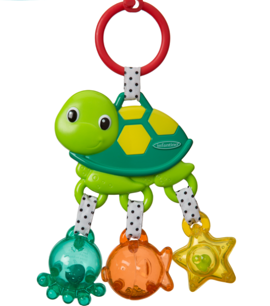 INFANTINO  海洋牙膠吊飾海龜