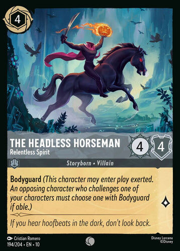 194/204·EN·10 The Headless Horseman - Relentless Spirit (Common)