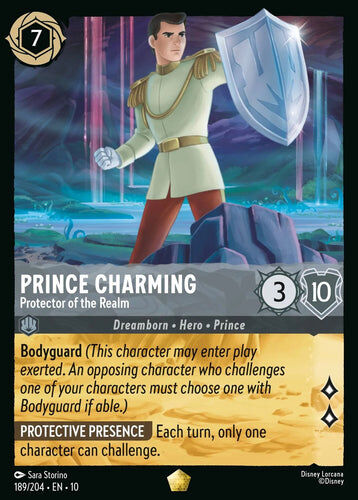 189/204·EN·10 Prince Charming - Protector of the Realm (Legendary)