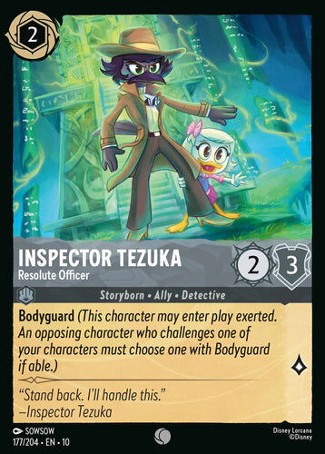 177/204·EN·10 Inspector Tezuka - Resolute Officer (Common)