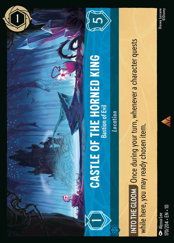 170/204·EN·10 Castle of the Horned King - Bastion of Evil (Rare)