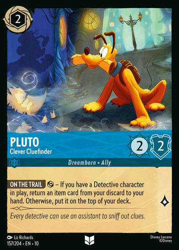 157/204·EN·10 Pluto - Clever Cluefinder (Uncommon)