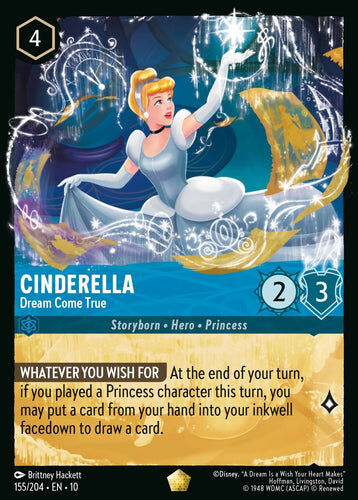 155/204·EN·10 Cinderella - Dream Come True (Legendary)