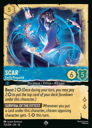 153/204·EN·10 Scar - Eerily Prepared (Super Rare)