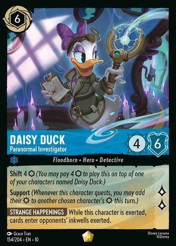 154/204·EN·10 Daisy Duck - Paranormal Investigator (Legendary)