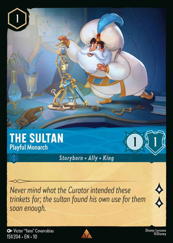 151/204·EN·10 The Sultan - Playful Monarch (Rare)