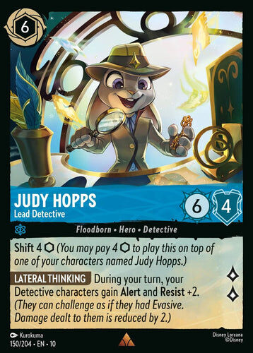 150/204·EN·10 Judy Hopps - Lead Detective (Rare)