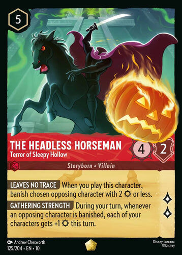 125/204·EN·10 The Headless Horseman - Terror of Sleepy Hollow (Legendary)