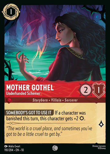 110/204·EN·10 Mother Gothel - Underhanded Schemer (Common)