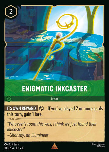 100/204·EN·10 Enigmatic Inkcaster (Rare)
