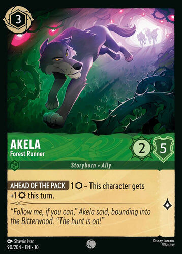 90/204·EN·10 Akela - Forest Runner (Common)
