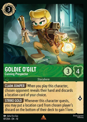 87/204·EN·10 Goldie O'Gilt - Cunning Prospector (Rare)