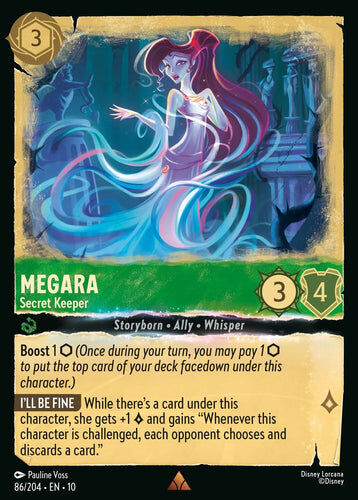 86/204·EN·10 Megara - Secret Keeper (Rare)