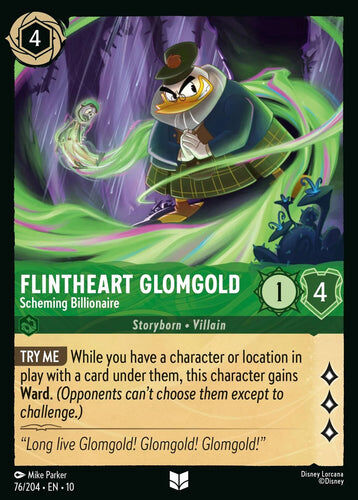 76/204·EN·10 Flintheart Glomgold - Scheming Billionaire (Uncommon)
