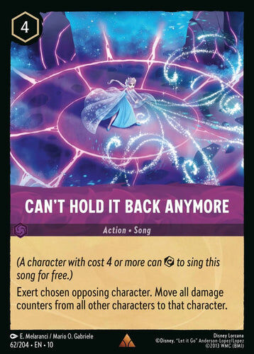 62/204·EN·10 Can't Hold It Back Anymore (Rare)