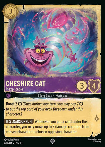 60/204·EN·10 Cheshire Cat - Inexplicable (Super Rare)