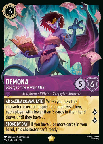 55/204·EN·10 Demona - Scourge of the Wyvern Clan (Legendary)