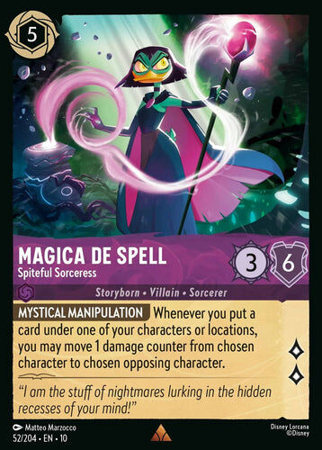 52/204·EN·10 Magica De Spell - Spiteful Sorceress (Rare)