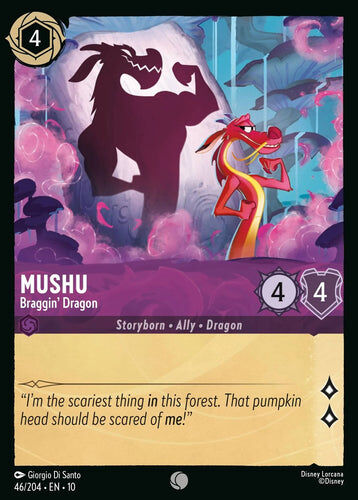 46/204·EN·10 Mushu - Braggin' Dragon (Common)