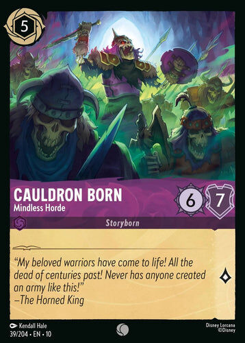 39/204·EN·10 Cauldron Born - Mindless Horde (Common)