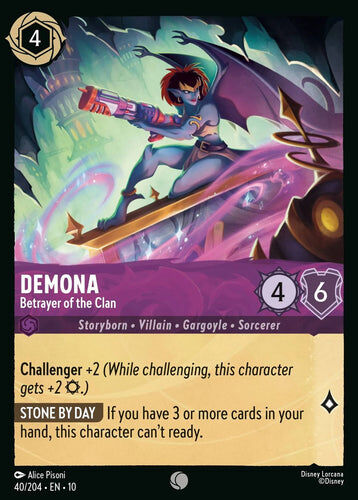 40/204·EN·10 Demona - Betrayer of the Clan (Common)