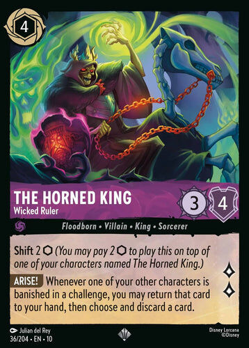 36/204·EN·10 The Horned King - Wicked Ruler (Super Rare)